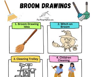 Broom Drawing Ideas