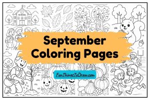 September Coloring Pages for all ages