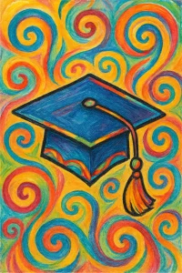 Graduation hat drawing ideas