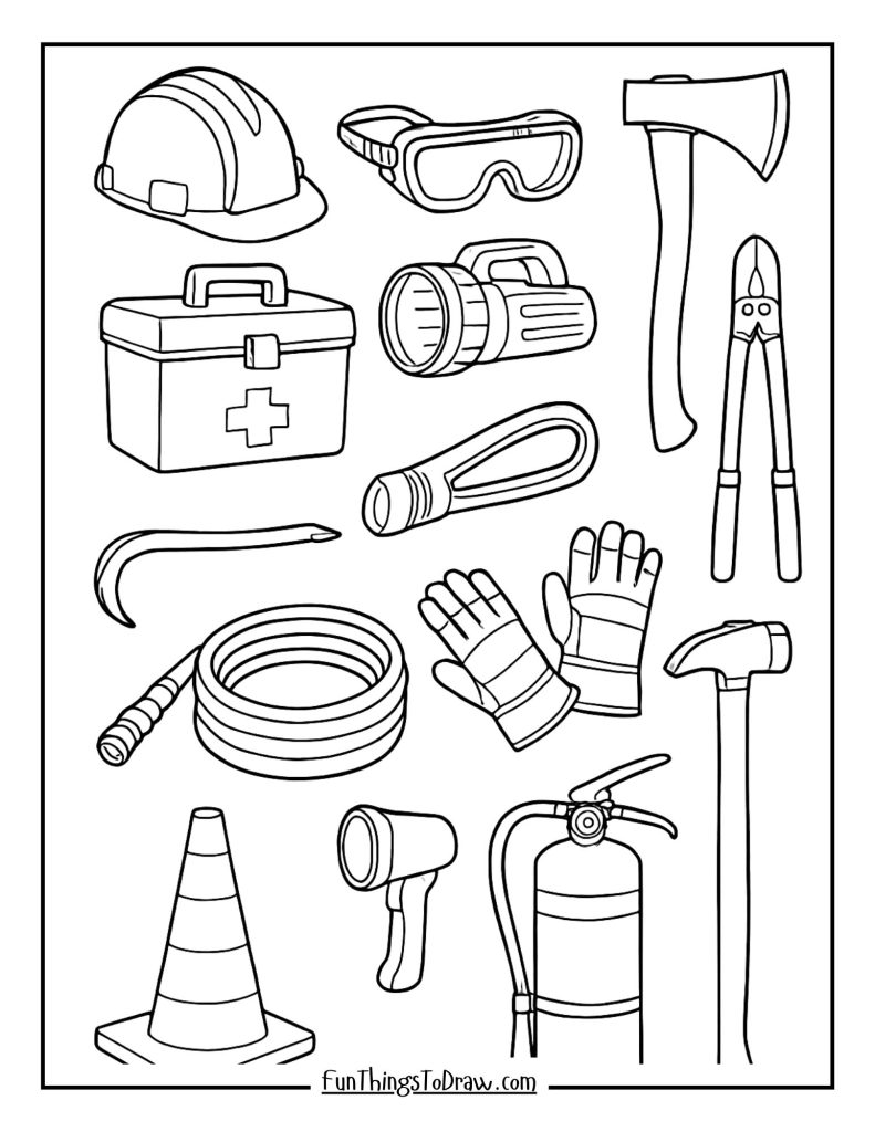  Rescue truck equipment