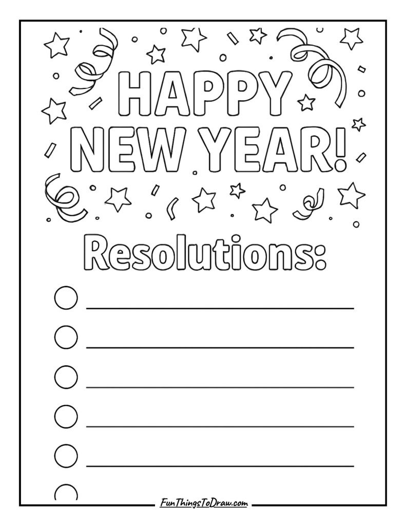 Resolution list writing
