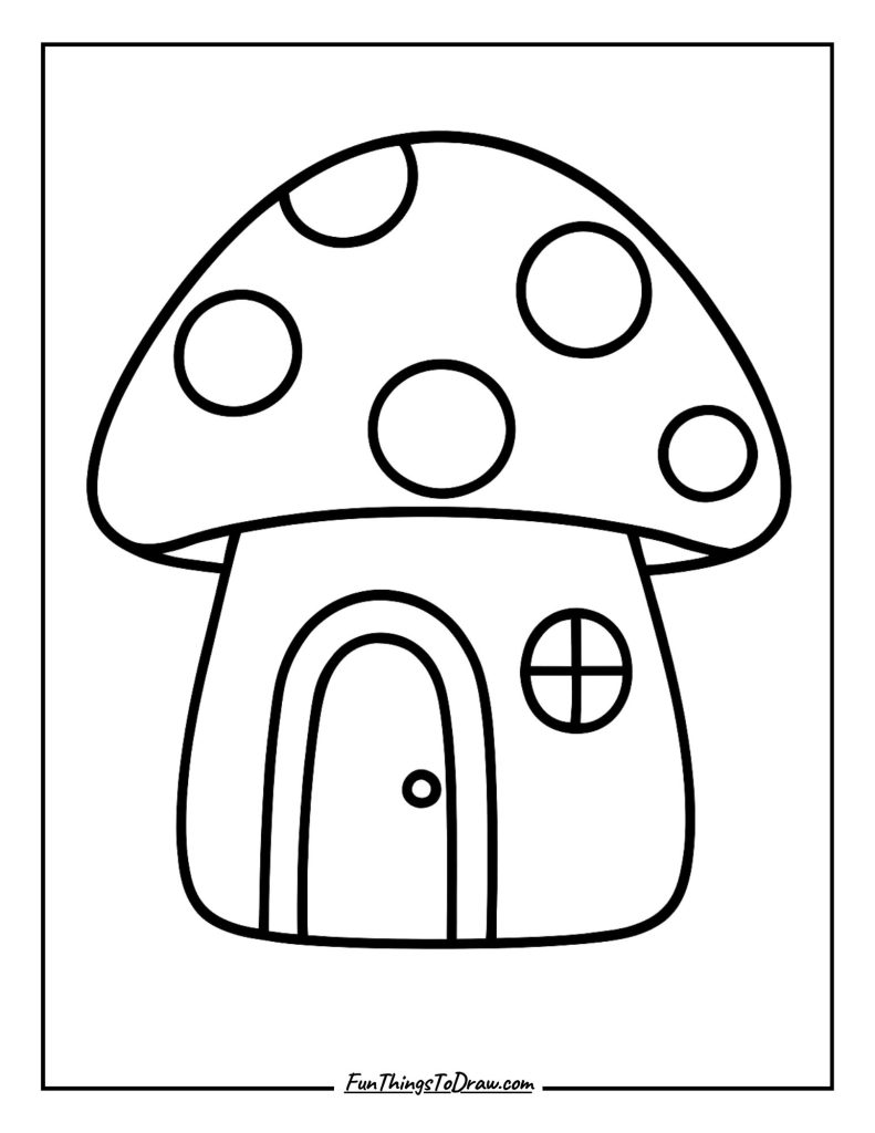 11. Mushroom House Door