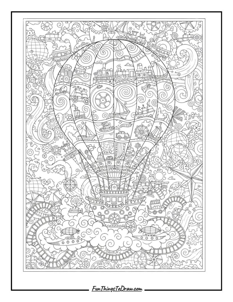 Transportation Theme Balloon