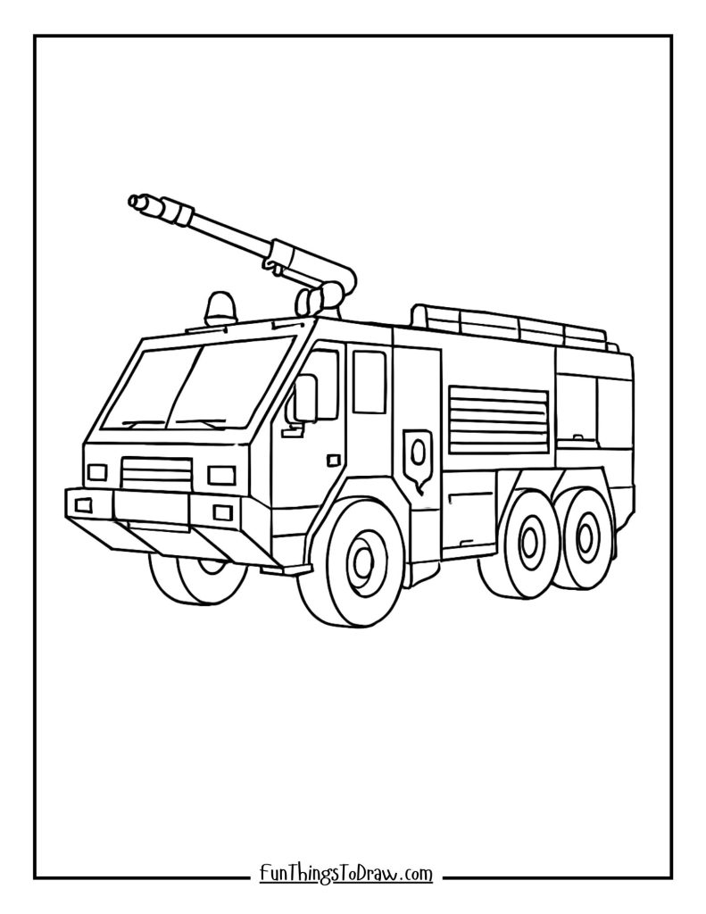Airport fire truck