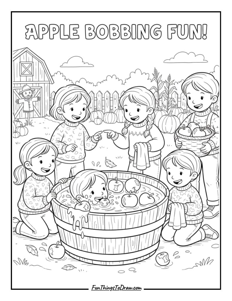 Apple Bobbing Game