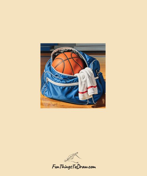 Basketball in a Gym Bag
