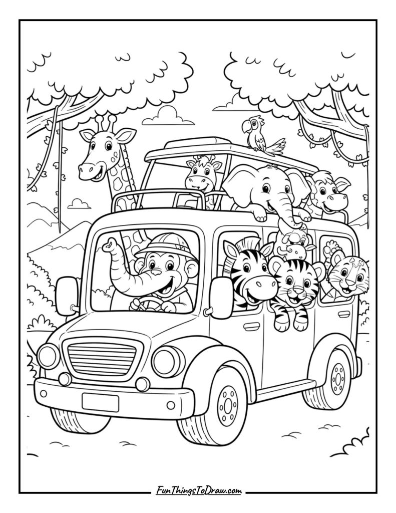 Jungle Safari Bus