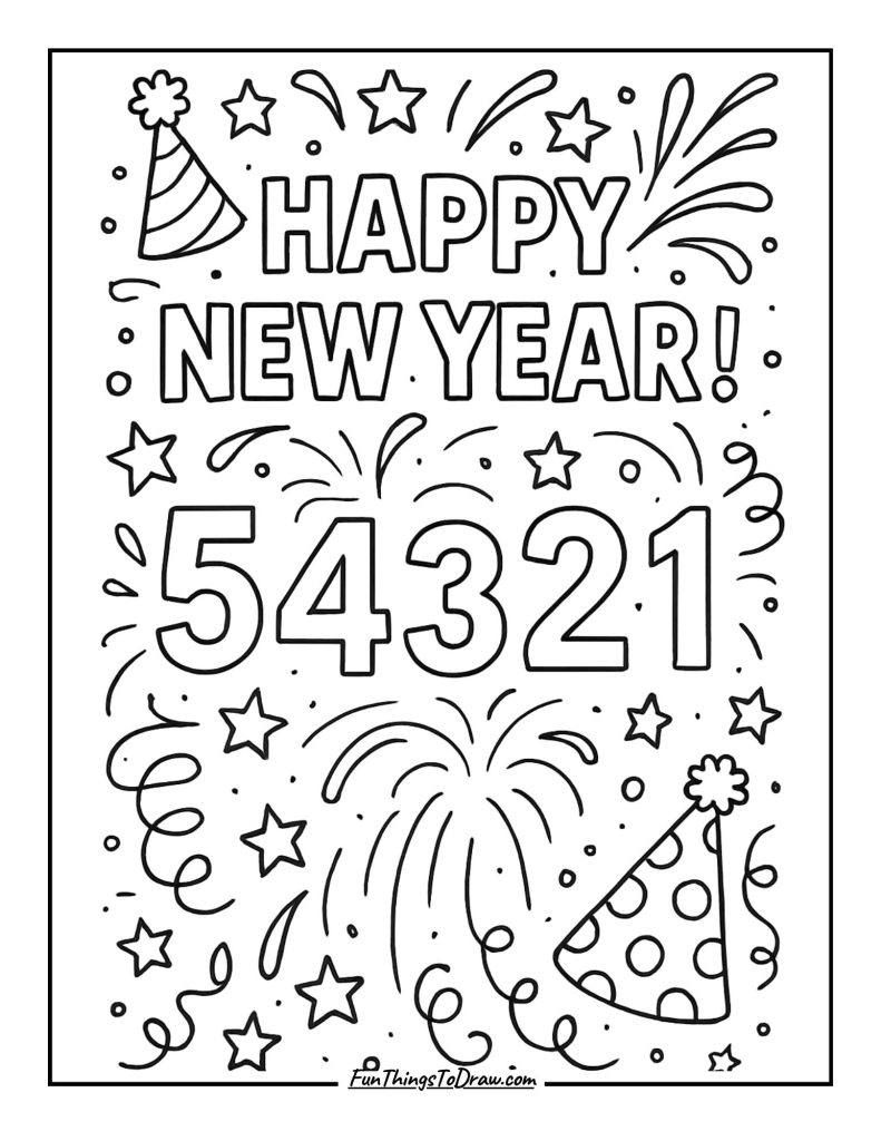 Countdown numbers banner