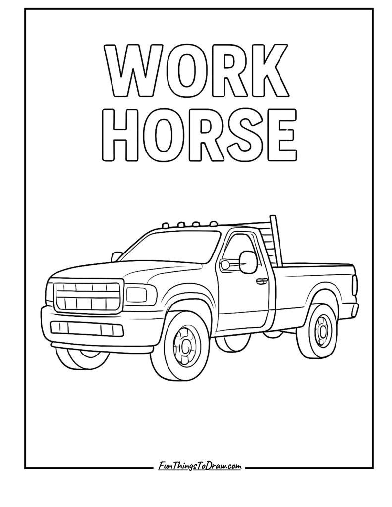  Pickup Truck Work Horse