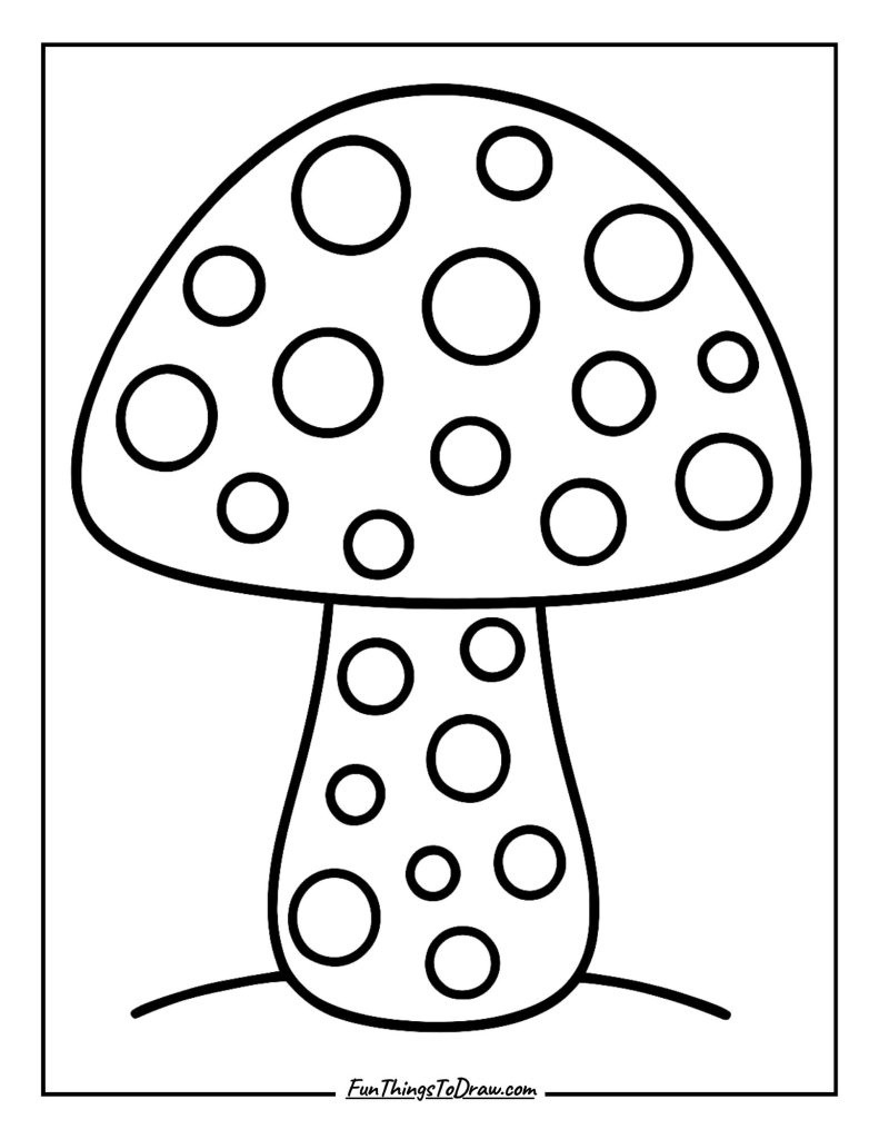 13. Polka Dot Mushroom
