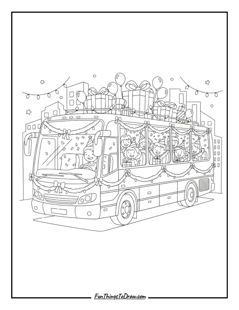 Holiday Party Bus