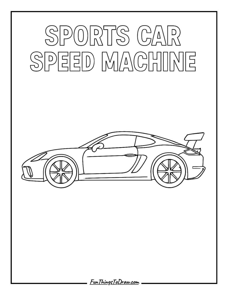 Sports Car Speed Machine