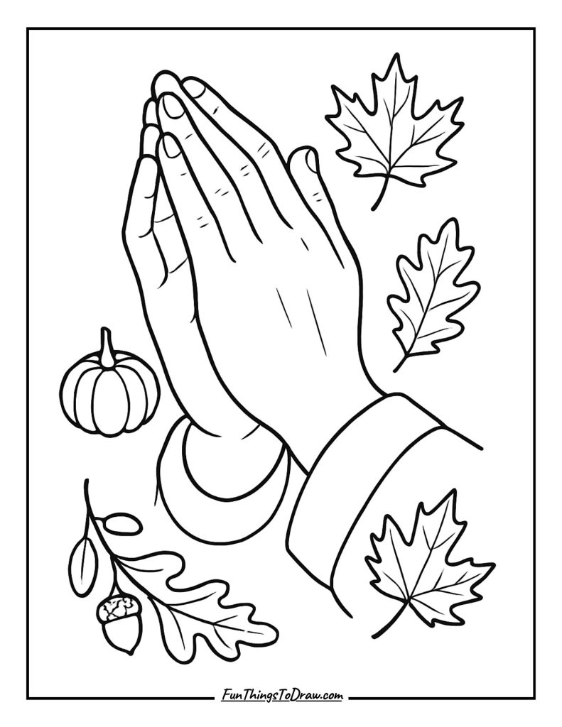  Thanksgiving Prayer Hands