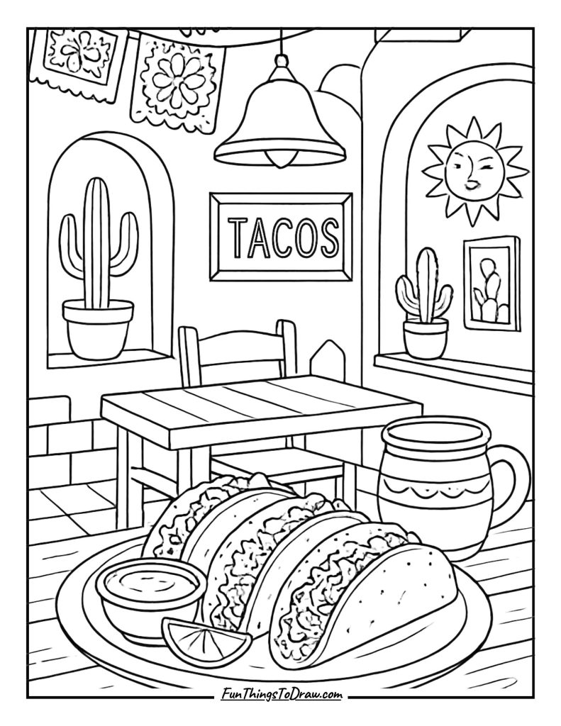 
Mexican Restaurant Interior