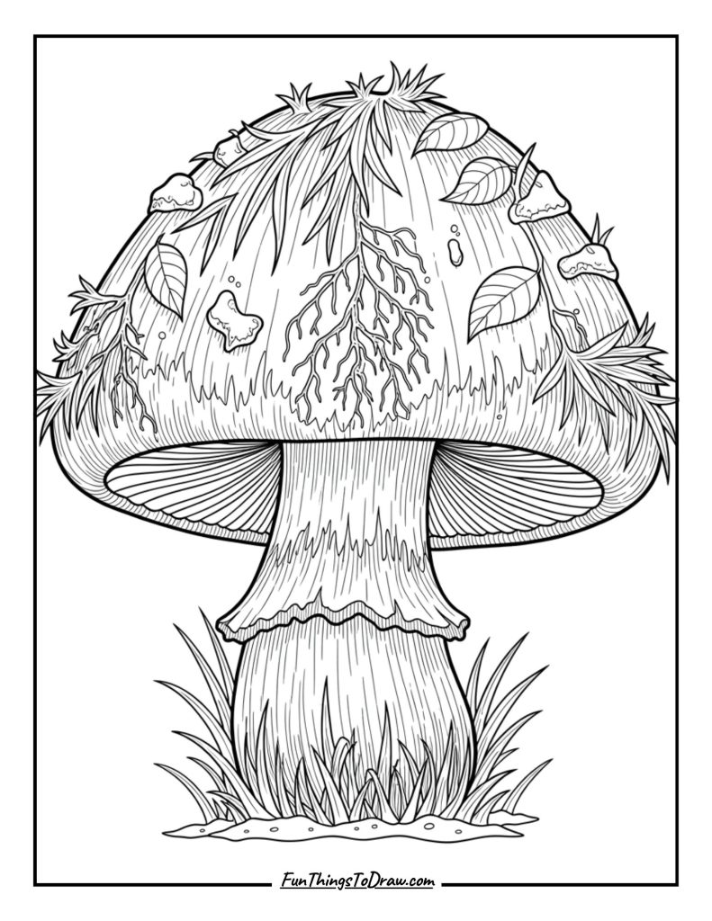 15. Mushroom with Grass