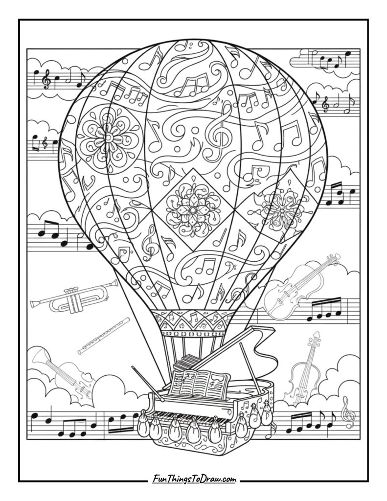 Music Notes Balloon