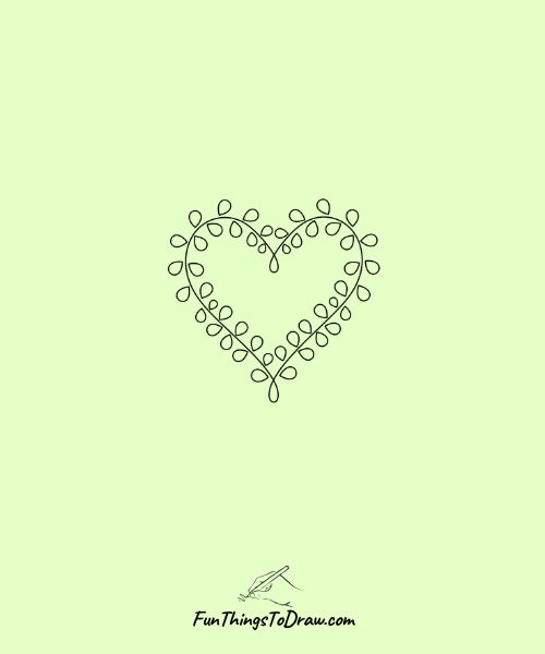 Heart-Shaped Petal Vine