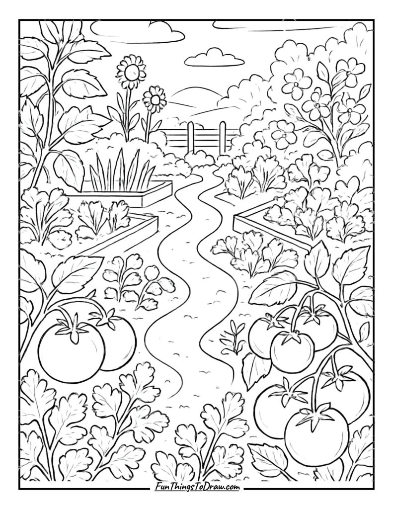 Taco Ingredients Garden