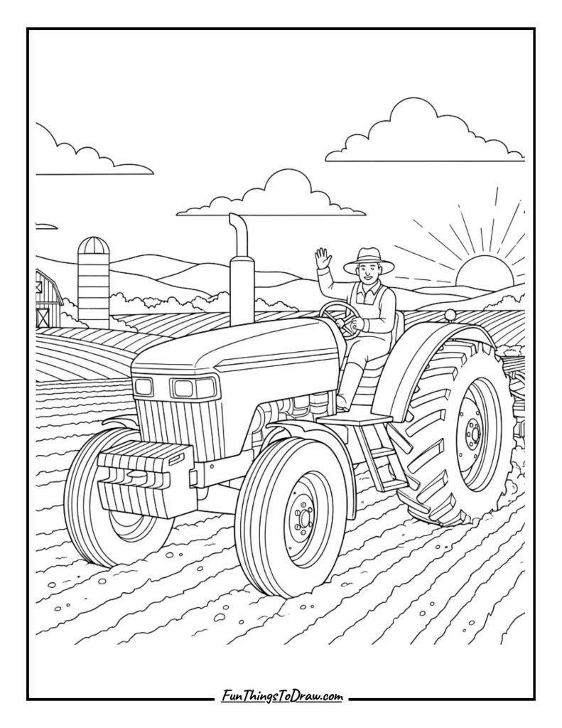 Tractor Farm Field Work