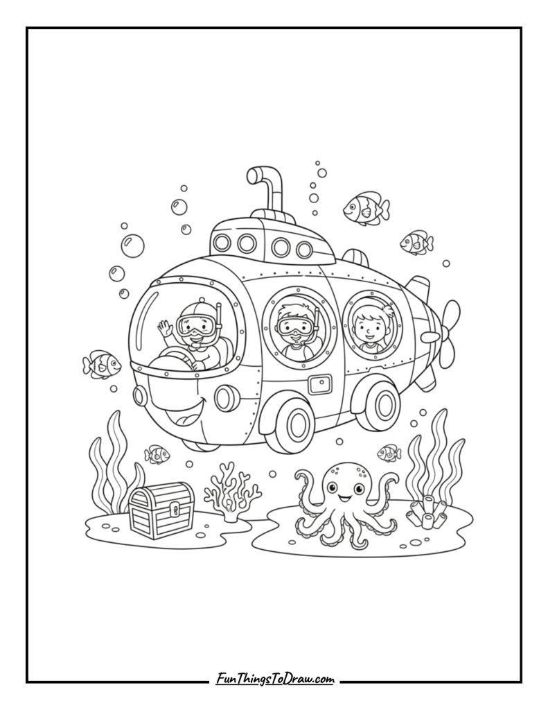 Underwater Submarine Bus
