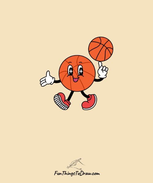 Basketball Mascot Character