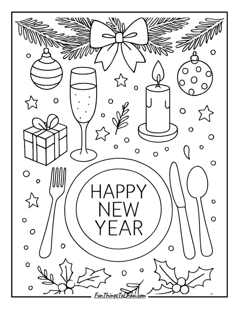 Festive table setting