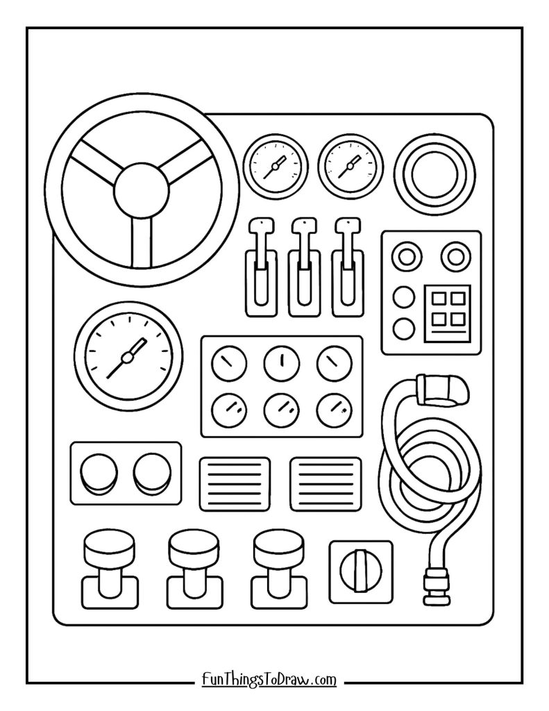 Fire truck controls