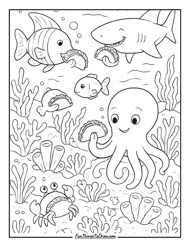 17. Underwater Taco Adventure