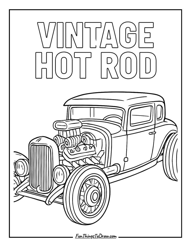 Vintage Hot Rod Custom