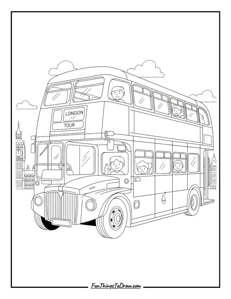 Vintage London Bus