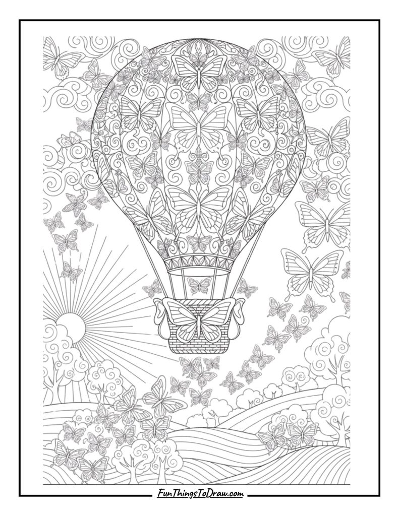 Butterfly Migration Balloon