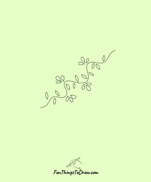 Feather Flower Vine