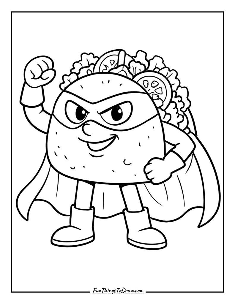 Taco Superhero
