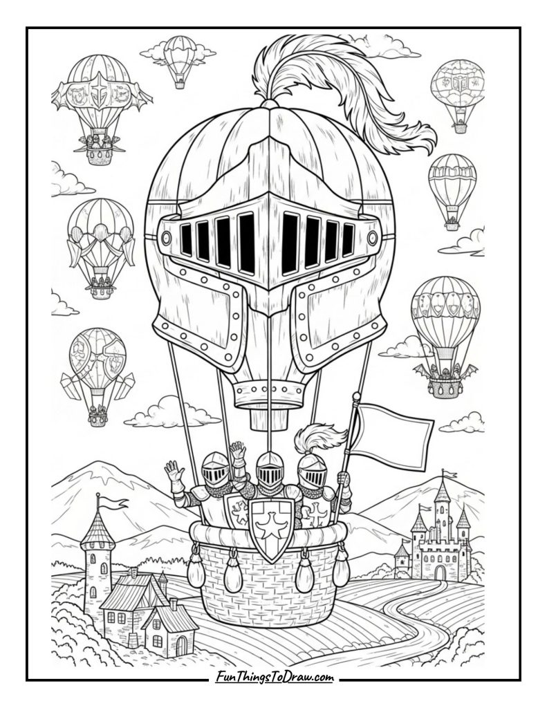 Medieval Knights Balloon