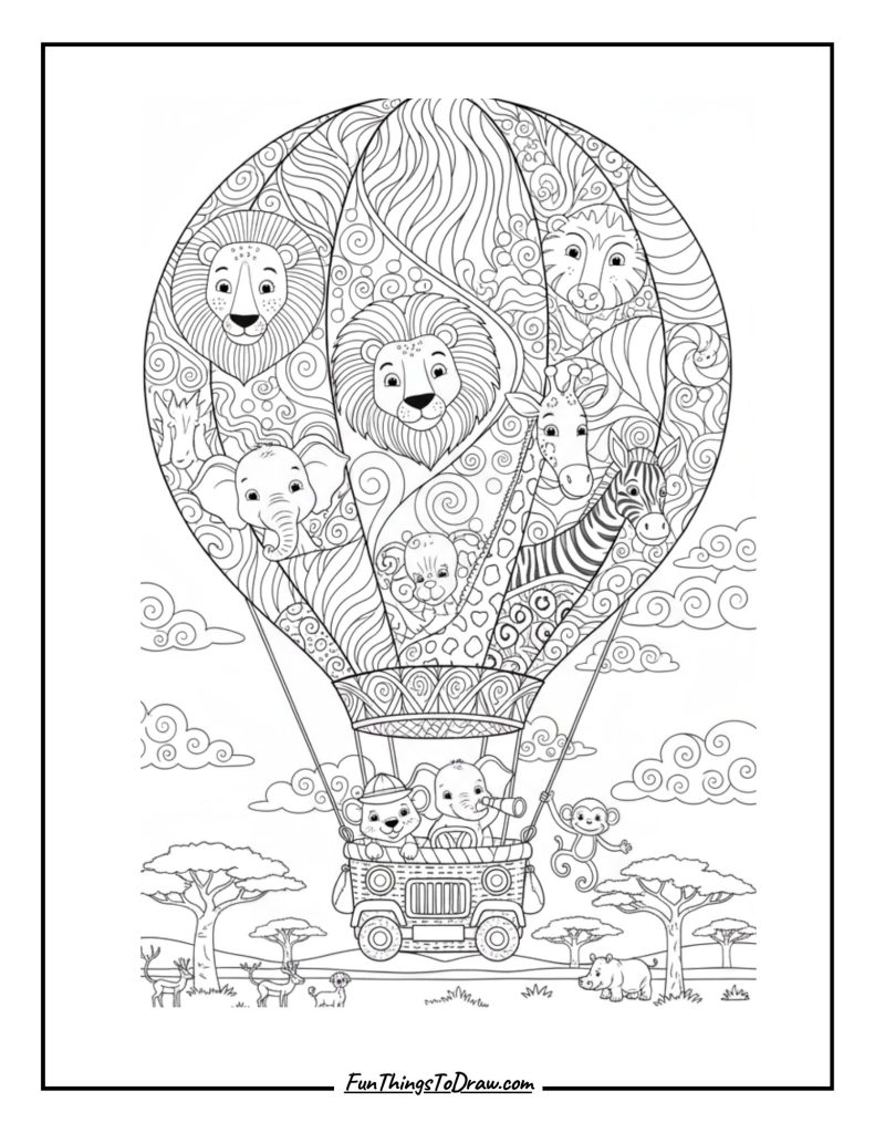 Animal Safari Balloon
