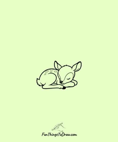 Fawn Sleeping