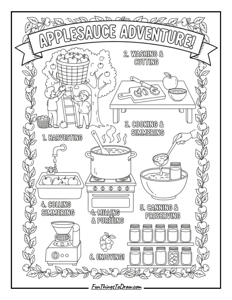 Applesauce Making Process
