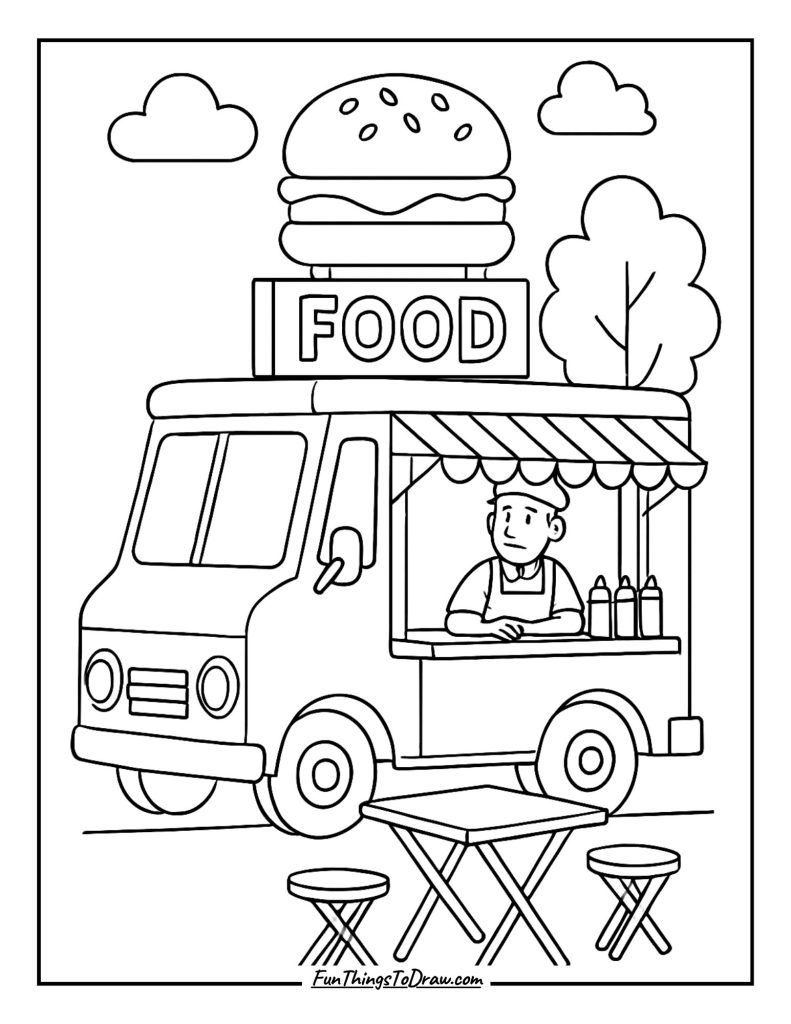 Food Truck Street Cuisine