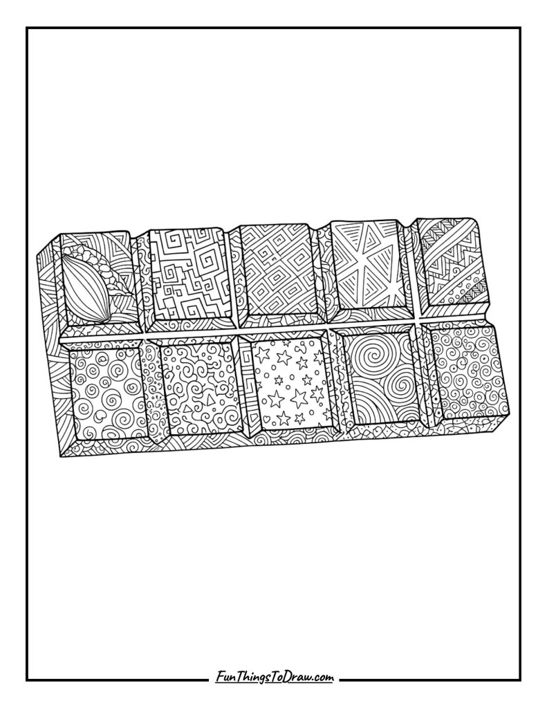 Chocolate bar patterns