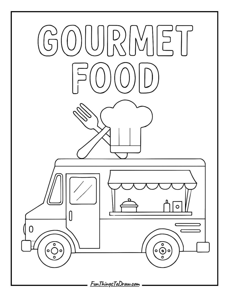 Food Truck Gourmet Mobile