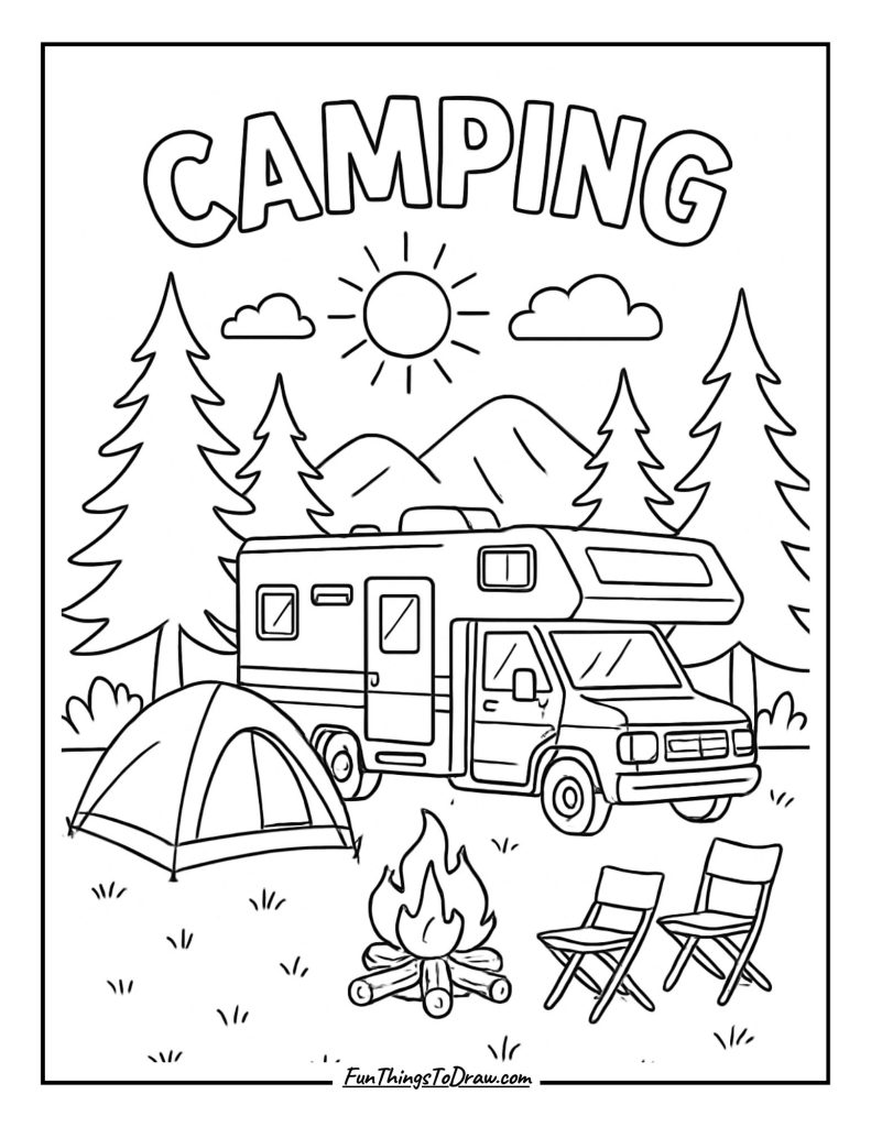 Camping RV Adventure