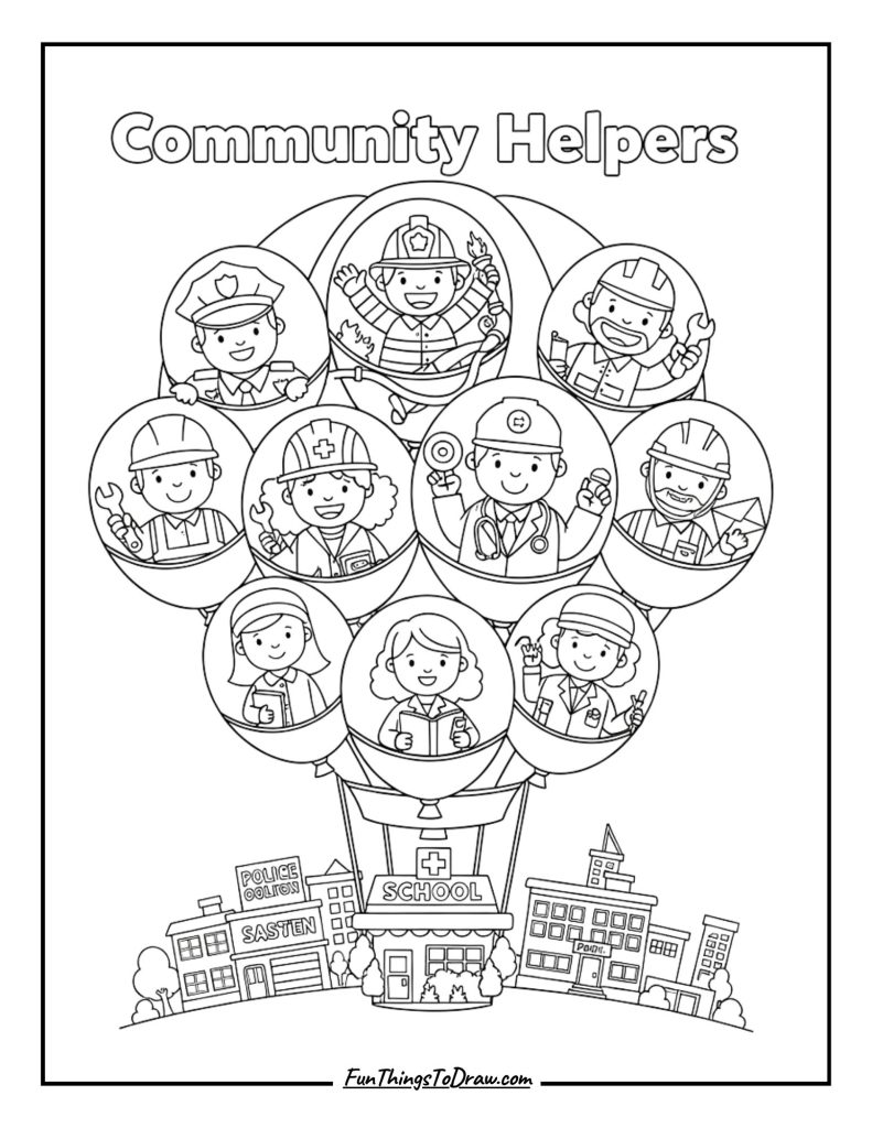 Community Helpers Balloon