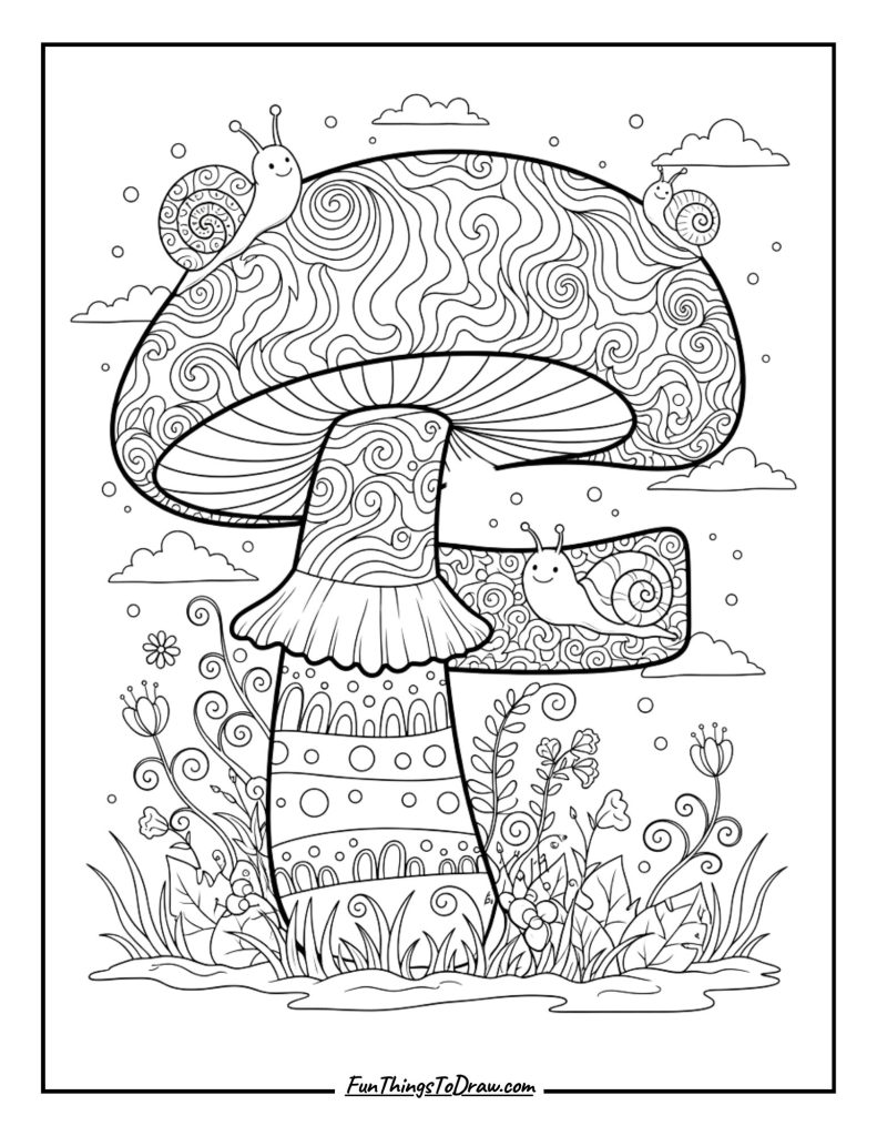 24. Mushroom with a Rainbow