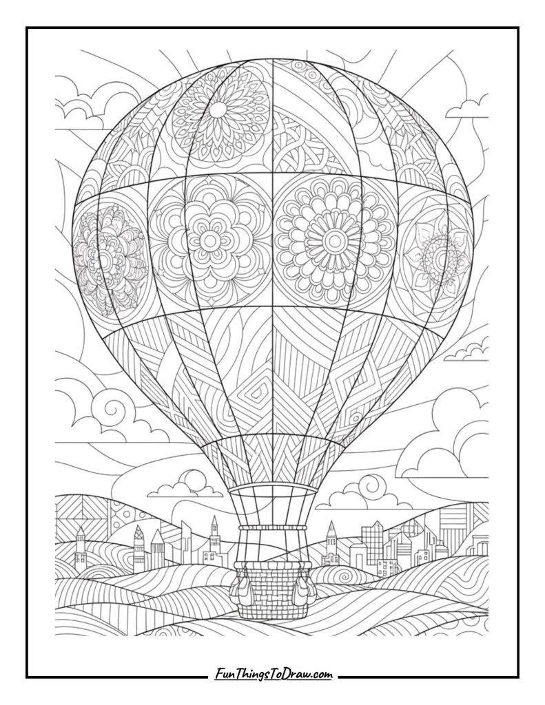 Geometric Patterns Balloon