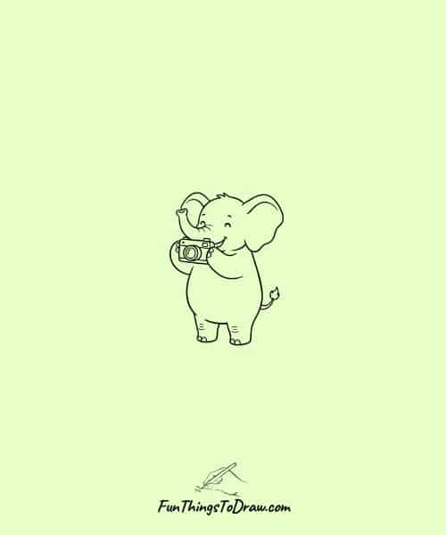 Elephant with a Camera