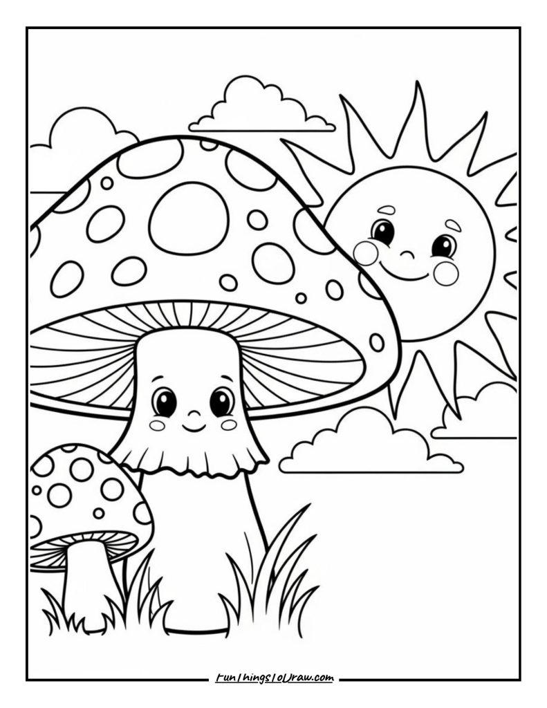 26. Mushroom and Sun