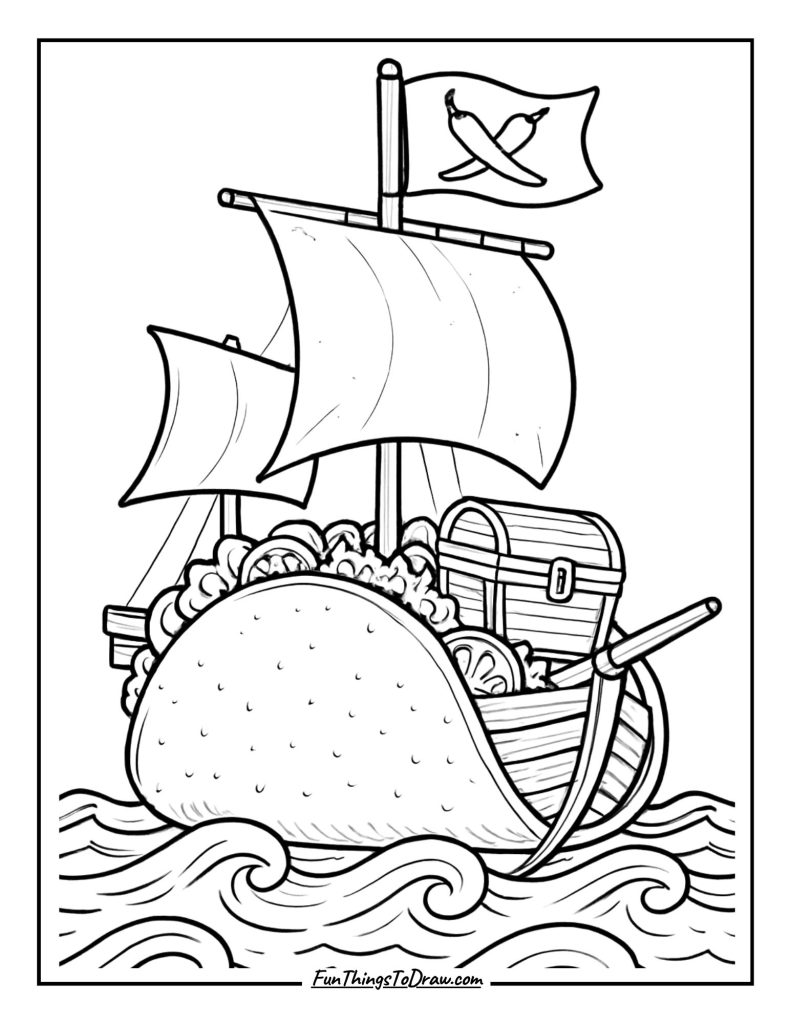 Taco Pirate Ship