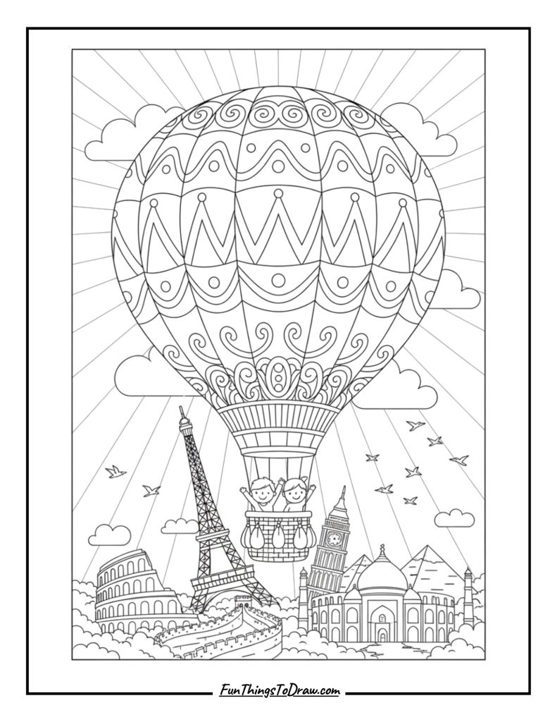 World Landmarks Balloon