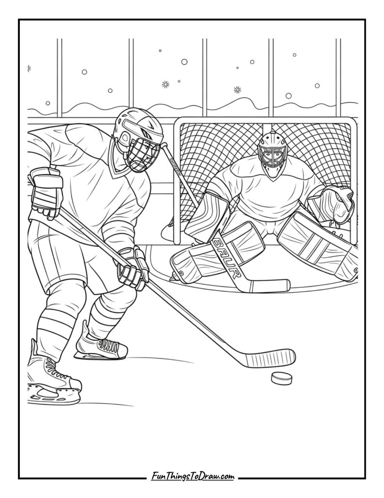 Ice hockey players