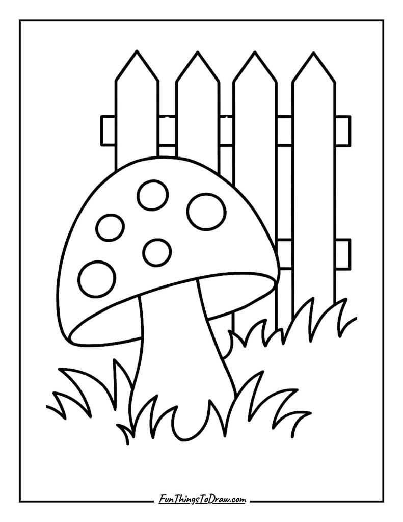 29. Mushroom with a Fence